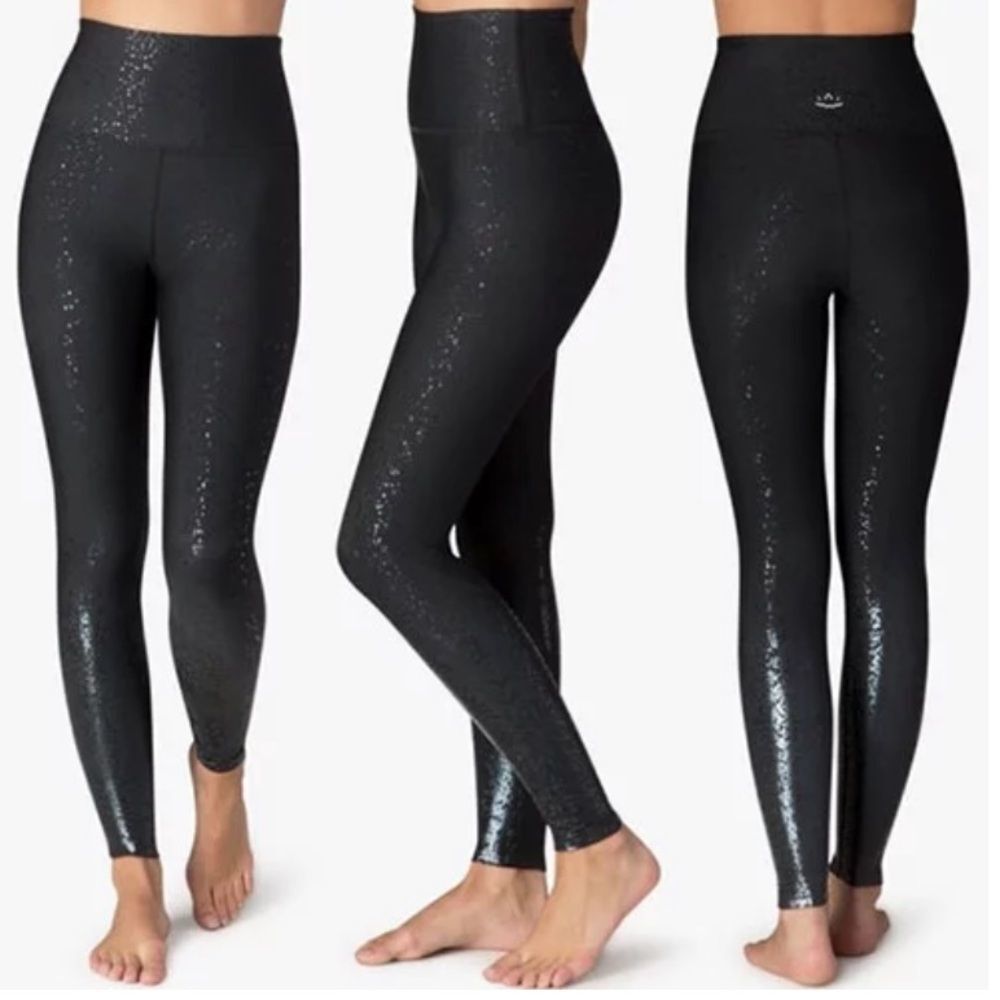 Beyond Yoga Womens Size Small Alloy Ombre High Waisted Midi Legging